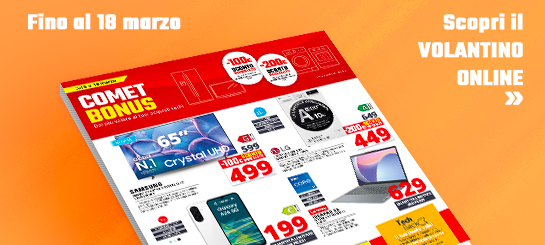 Comet - Volantino "Comet Bonus!"